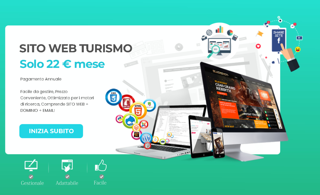 Sito internet per B&B , Agriturismo, Hotel, Casa Vacanza